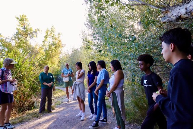 NLP Leadership Students tour a local park as part of the SMLC curriculum
